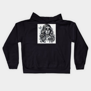 The witch catrina Kids Hoodie